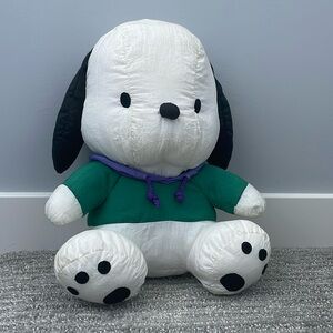 Vintage Sanrio Pochacco vinyl plushie / stuffie